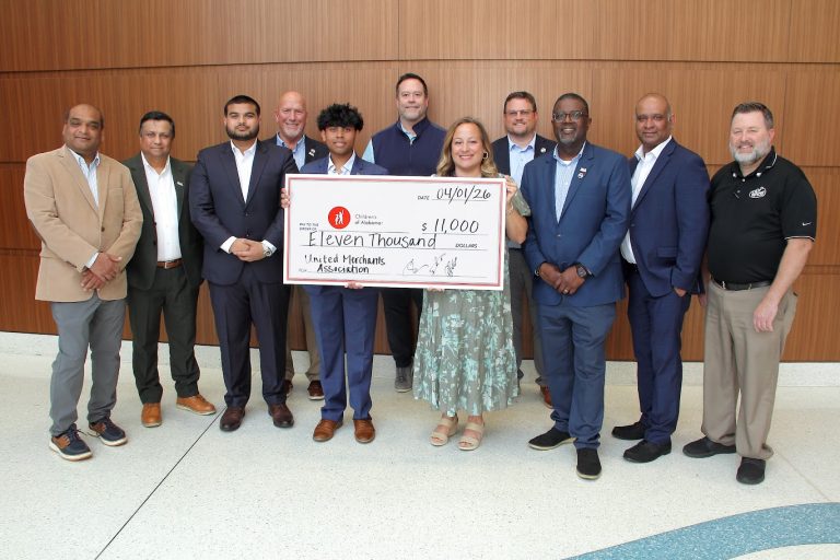 UMA and Children’s of Alabama® Children's of Alabama 2026 Check Presentations